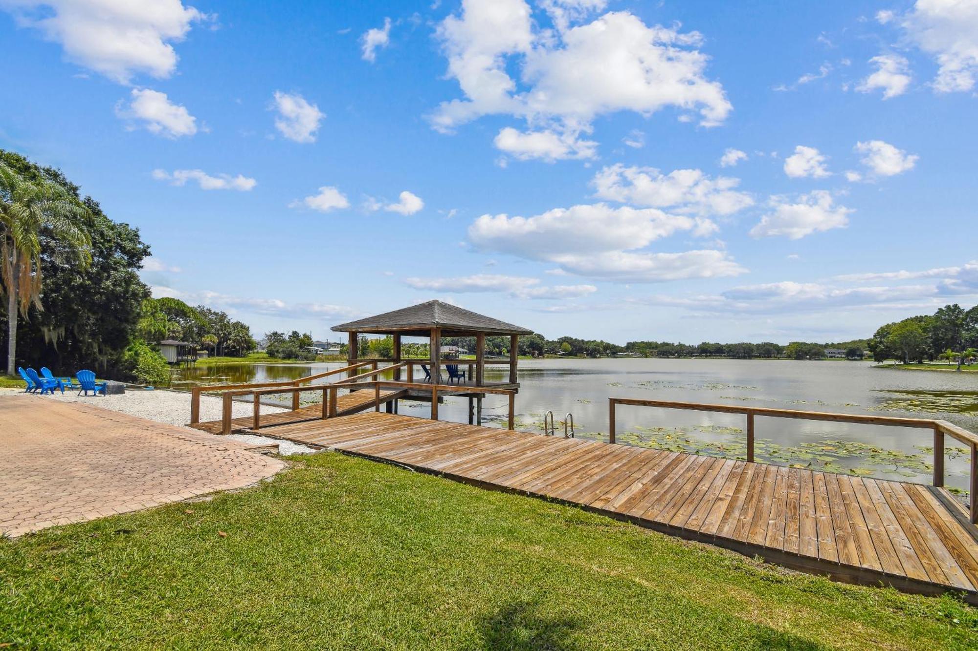 Lake House Westchase Area. Heated Pool Waterfront! Tampa Dış mekan fotoğraf