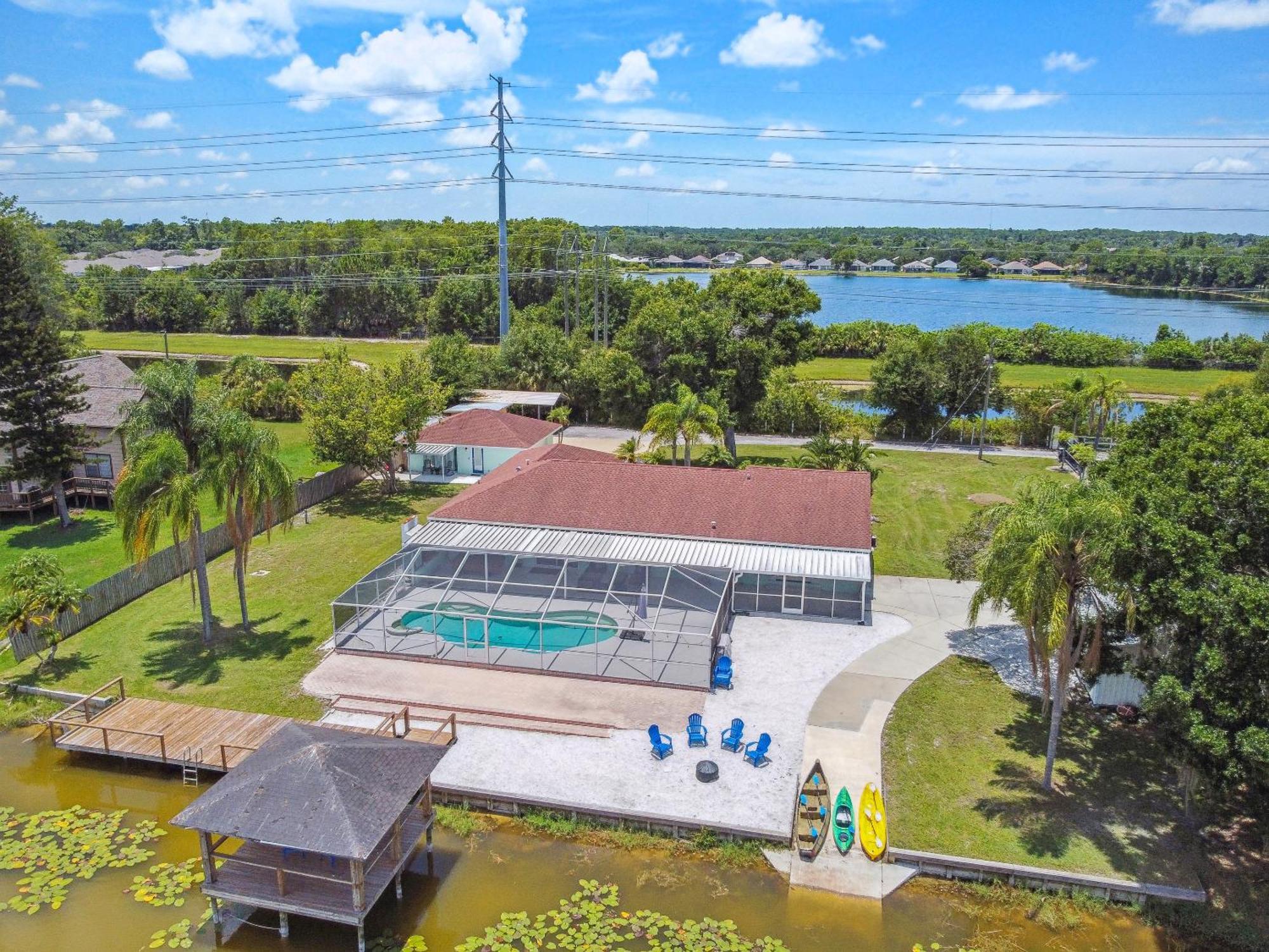 Lake House Westchase Area. Heated Pool Waterfront! Tampa Dış mekan fotoğraf