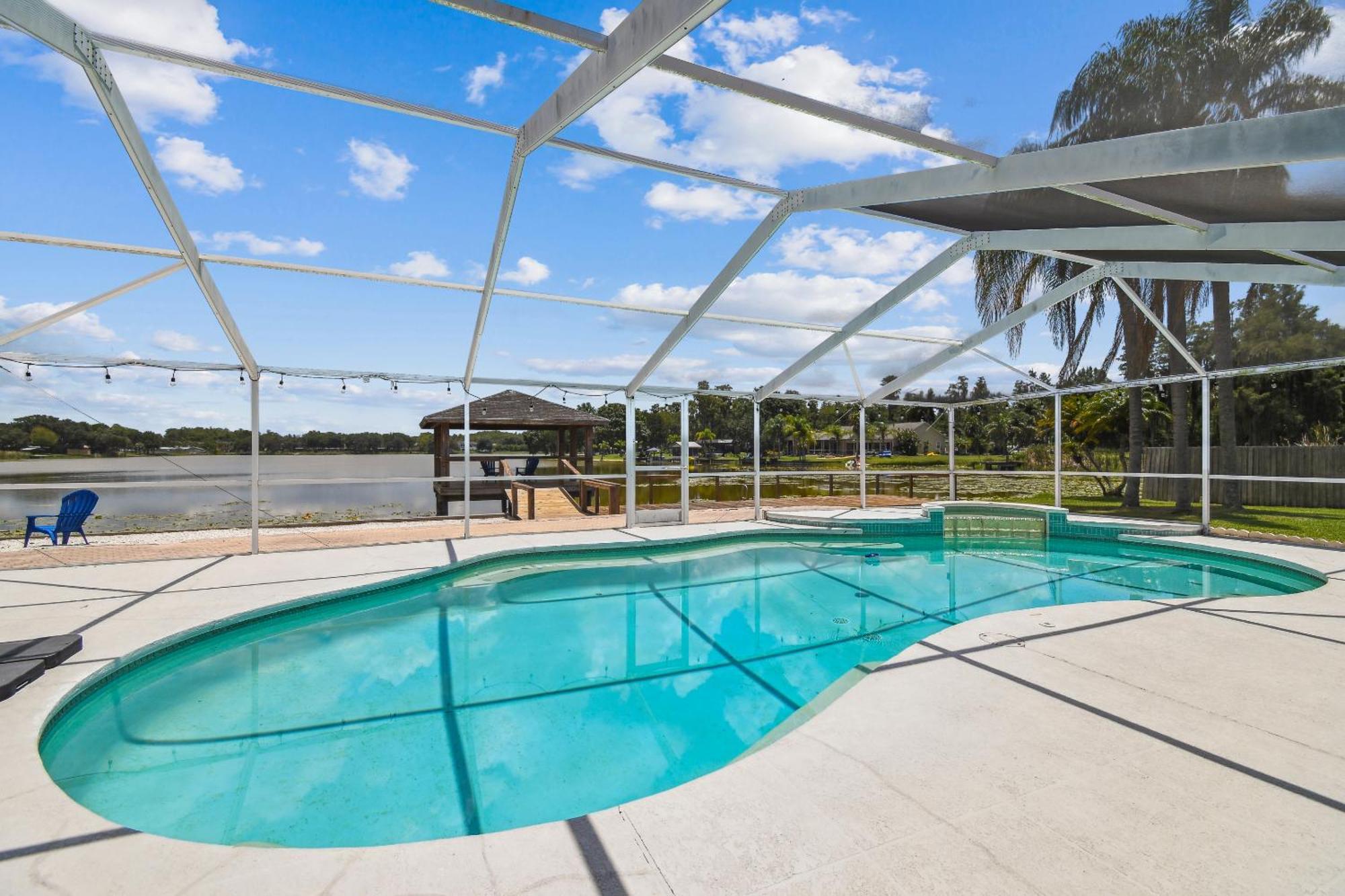 Lake House Westchase Area. Heated Pool Waterfront! Tampa Dış mekan fotoğraf