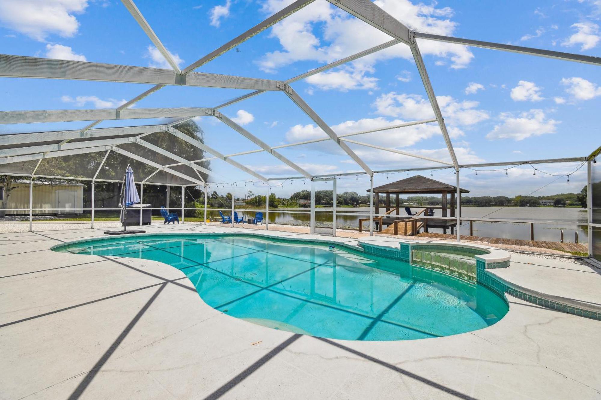 Lake House Westchase Area. Heated Pool Waterfront! Tampa Dış mekan fotoğraf