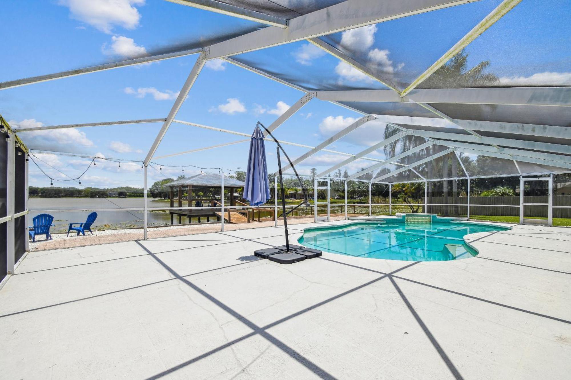 Lake House Westchase Area. Heated Pool Waterfront! Tampa Dış mekan fotoğraf