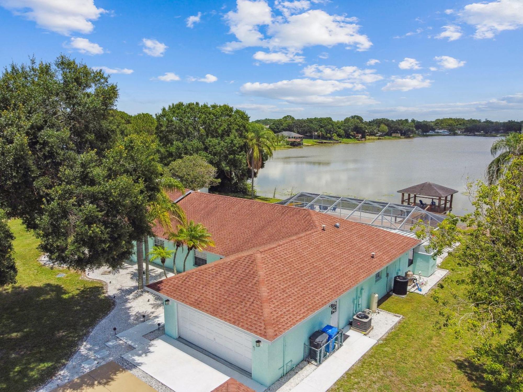 Lake House Westchase Area. Heated Pool Waterfront! Tampa Dış mekan fotoğraf