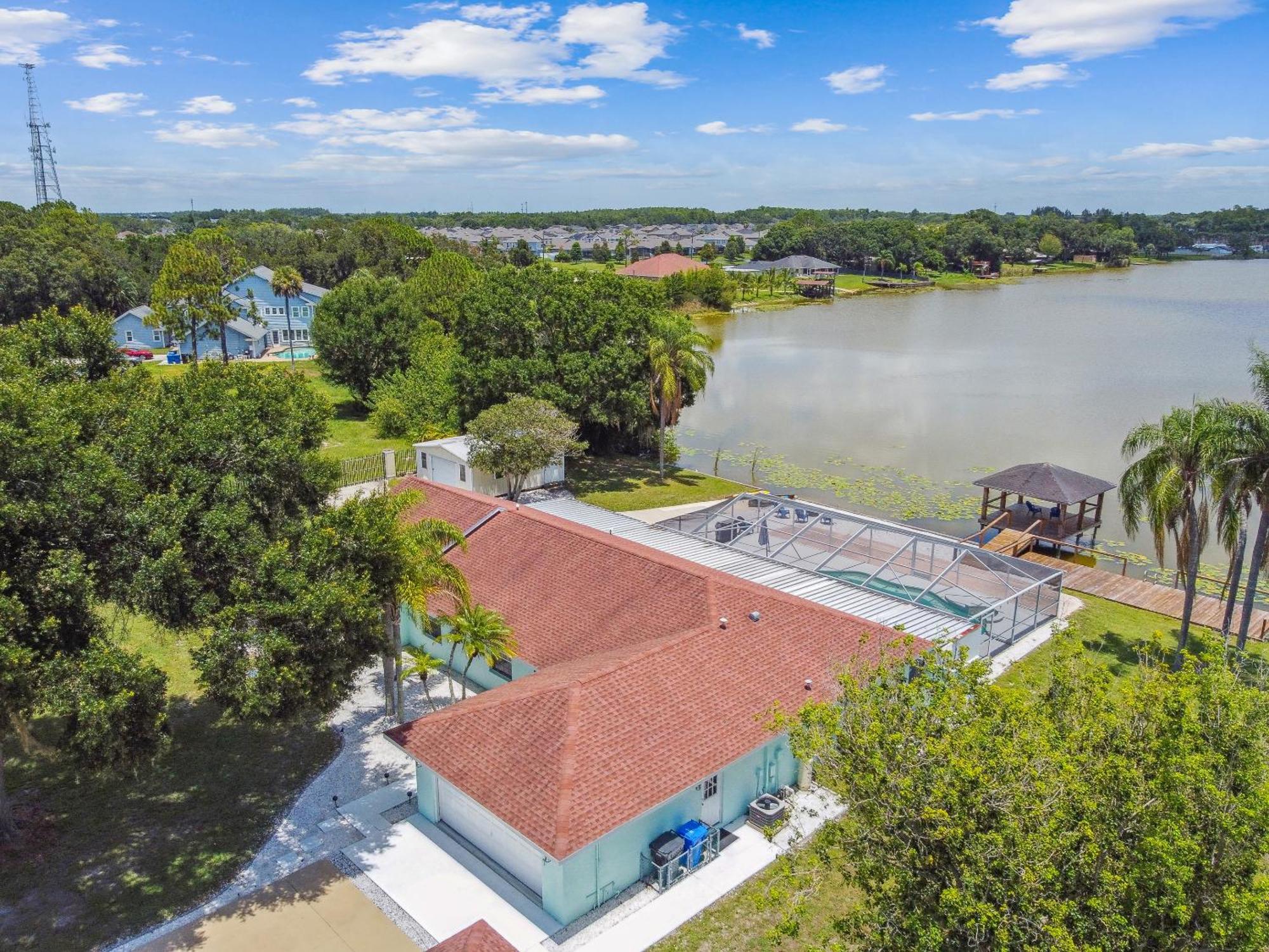 Lake House Westchase Area. Heated Pool Waterfront! Tampa Dış mekan fotoğraf